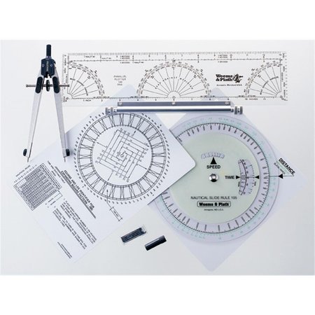 WEEMS & PLATH Marine Navigation Coast Guard Navigation Tool Kit 100